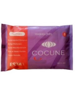 Gants de toilette pré-imprégnés COCUNE sachet de 8