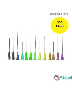 Gamme Aiguille BD MICROLANCE 3 JAUNE 30G x 1/2'', 0,30x13mm