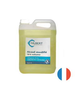 Alcool modifié 70% vol, bidon de 5 litres