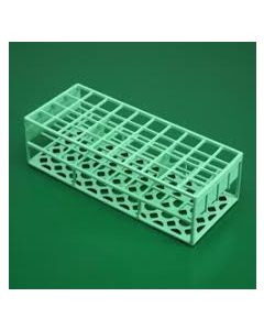 Portoir à trous carrés en résine acétalique, BLEU, 90 Places