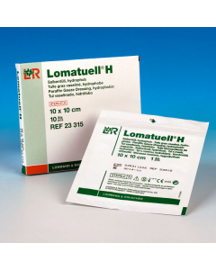Tulle cicatrisant neutre LOMATUELL 10cm x 10cm , boîte de 10
