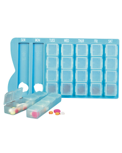 Pilulier hebdomadaire avec plateau
