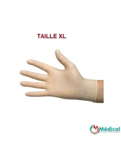 Gants latex non poudrés