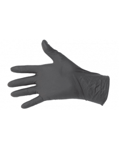 Gants nitrile noir Style Black sans poudre Premium taille L, Boîte de 100