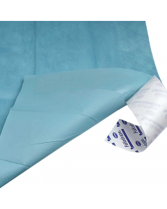 CHAMPS latérale Stériles 75x90 NON TISSÉ / PE, NON-TROUÉS AVEC ADHESIF, boîte de 40