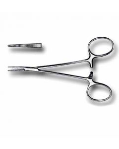 Pince hémostatique micro halstead droite + griffes 12cm