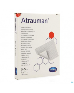 ATRAUMAN - pansements interfaces 5x5 , boîte de 10