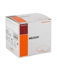 MELOLIN - compresse très absorbante en coton sous sachet individuel stérile - 10cm x 10cm - La boite de 10 compresses