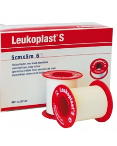 LEUKOPLAST S - Sparadrap tissé 5m x 5cm, le rouleau