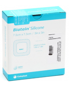 BIATAIN SILICONE SACRUM pansements hydrocellulaires anatomiques - 15 X 19 cm , boîte de 5