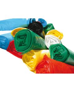 Sac poubelle Jaune 50L bd, 30microns, Carton de 200