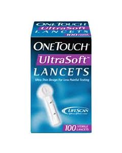 Lancettes One Touch Ultra Soft Lifescan - boite de 100