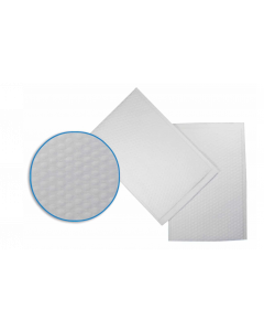 Gants de toilette UU molletonné 15x22cm 80gr/m² DELUXE , sachet de 50