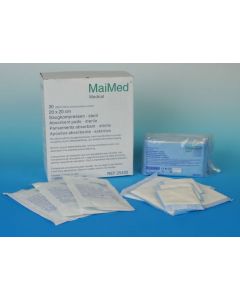 Compresse absorbante stérile 10 cm x 10 cm par boîte de 60