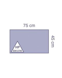 Champs Stériles 45x75cm, non tissé / PE non adh., Essential, la boîte de 80