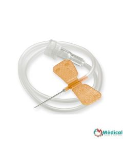 Microperfuseur à ailettes Mirage, 25G, 0.50 x 19 mm, orange, boite de 100