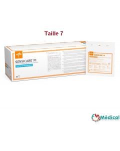 Gants Chirurgie Stériles Sans Latex Polyisoprène, PF, taille 7 Sensicare PI Evolution, La paire