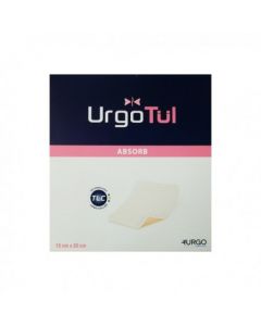 URGOTUL - Pansement avec une interface LIPIDO-COLLOIDE 15cm x 20cm , boîte de 10
