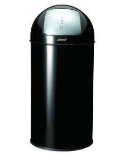 Poubelle Collecteur push 40 L NOIR Ø.345 x H.785 mm