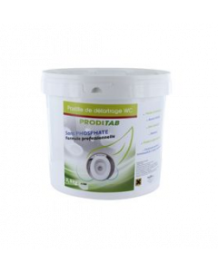 PASTILLES DETARTRAGE WC , 25 gr par pastille , seau de 100