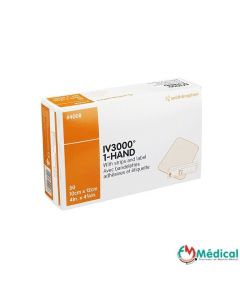 OPSITE I.V 10cm x 12 cm , boîte de 50 pansements