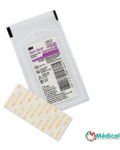 Steri-strip support microporeux renforcé Violet 75 mm x 3mm, La pochette de 5 sutures