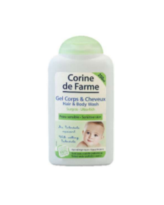 Gel lavant surgras corps et cheveux bébé - Corine de Farme, 250 ml