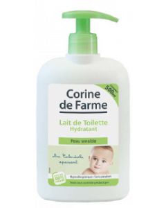 Lait de toilette hydratant 500ml + pompe - Corine de Farme