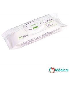 Lingettes nettoyantes corporelles PHYSIADERM, sachet de 80 lingettes