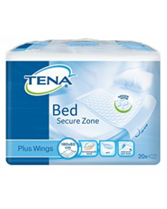TENA Bed Plus Wings Alèses bordable - 80x180 , sachet de 20