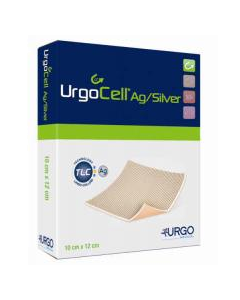 URGOCELL AG Hydrocellulaire & lipido-colloïde + sel d'argent 10x12cm, boîte de 16