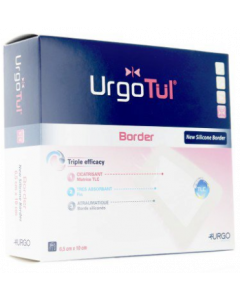 URGOTUL BORDER 8x8cm, boîte de 16