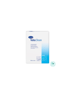 VALACLEAN FILM gant de toilette à usage unique en voile de cellulose gaufrée avec film plastique interieur intraversable  50 pièces