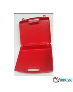 Trousse de secours vide Rouge en PP 28x24x7.5cm