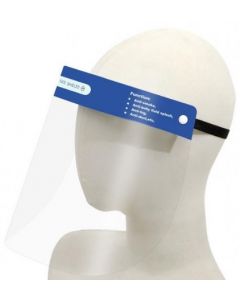 Visière de protection faciale et latérale, l'unité