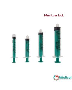 Seringue 3 pièces 20ml, Luer Lock, DicoNEX Zarys, boite de 50