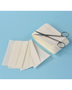 Bande à découper, Support non tissé avec compresse 6 cm x 5 m